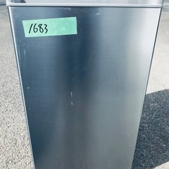 ①1683番 エスキュービズム✨1ドア冷凍庫✨WFR-1060SL‼️