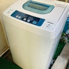 洗濯機5kg　日立NW-5TR 3/5限定