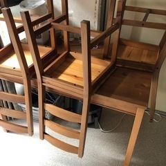 中古IKEAダイニングテーブルセット