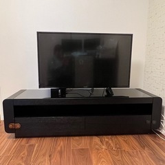 Panasonic 43型テレビ、チューナー、外付けHDD、テレビ台