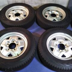 冬【2019年】ジムニー純正【富山 手渡しもOK】スズキ純正 ジムニー 175/80R16 人気の ヨコハマ アイスガード G075 スタッドレス 中古 ４本