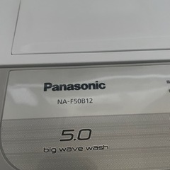 Panasonic 5L 2019年型洗濯機