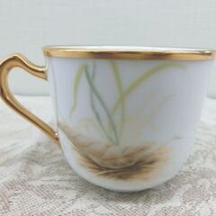 希少 高級洋食器 大倉陶園 野鳥シリーズ カップ＆ソーサー コルリと枯れ葉 札幌 西野店