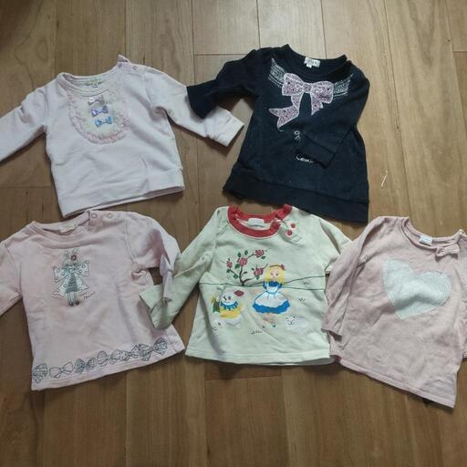80サイズ女の子トレーナーまとめ売り あんな 西小山のベビー用品 ベビー服 の中古あげます 譲ります ジモティーで不用品の処分