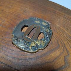 刀鍔 5点セット 獅子 向日葵 山水