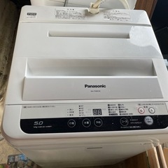 【ネット決済・配送可】パナソニック　洗濯機　2017年式