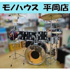 メーカー不明 ドラムセット ツインペダル 打楽器 ワンバス イス...