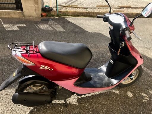 。さま専用 AF56 スマートディオ 実動 ワインレッド赤系 バッテリー充電済み