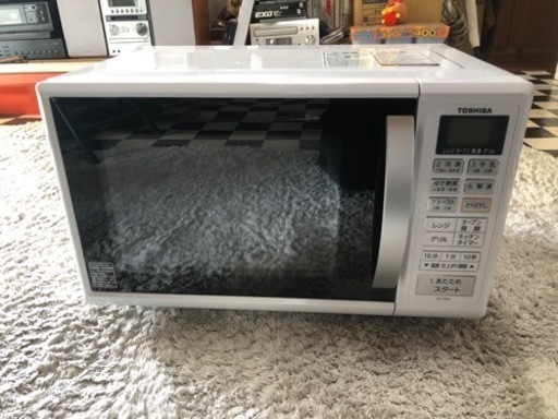 【リサイクルサービス八光　田上店　安心の3か月保証　配達・設置OK】東芝 TOSHIBA ER-YR16 (W) [オーブンレンジ 16L ホワイト]