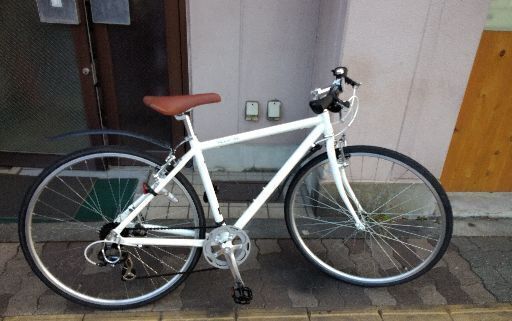 WEEKEND BIKES[ウィークエンドバイク]700cクロスバイク アルミ/7speed/ホワイト