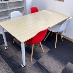 【値下げ】ミーティングテーブルセット