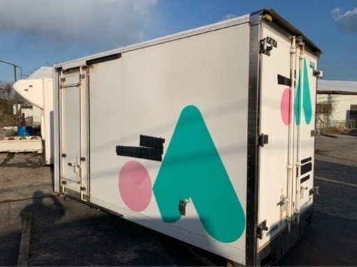 No.578 保冷バン 2ｔ 車  アルミ 箱 バイク 倉庫 トラック コンテナ 米 保管庫 物置 DIY
