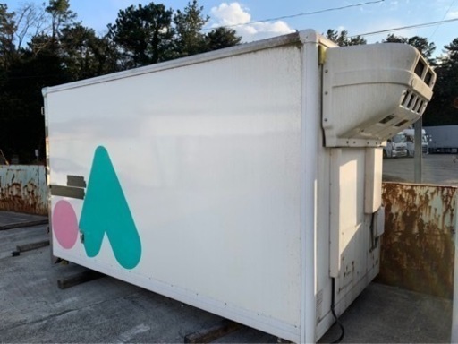 No.578 保冷バン 2t 車 アルミ 箱 バイク 倉庫 トラック コンテナ 米  