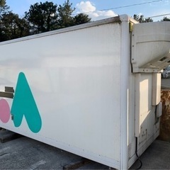 No.578 保冷バン 2ｔ 車  アルミ 箱 バイク 倉庫 トラック コンテナ 米 保管庫 物置 DIY