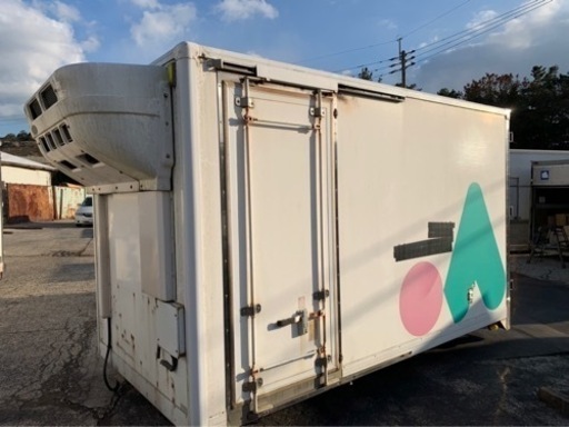 No.578 保冷バン 2t 車 アルミ 箱 バイク 倉庫 トラック コンテナ 米  