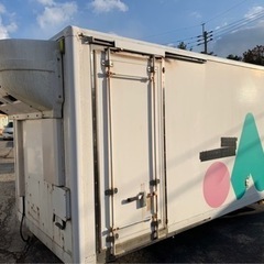 No.578 保冷バン 2ｔ 車  アルミ 箱 バイク 倉庫 トラック コンテナ 米 保管庫 物置 DIY