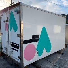 No.578 保冷バン 2ｔ 車  アルミ 箱 バイク 倉庫 トラック コンテナ 米 保管庫 物置 DIY