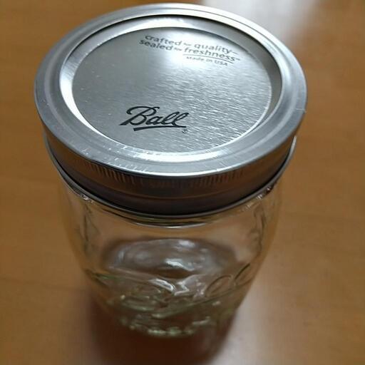 未使用 Ball Mason Jar ボール メイソンジャー 16 Oz 480 Ml レギュラーマウス こまち おりこう 新町の生活雑貨の中古あげます 譲ります ジモティーで不用品の処分
