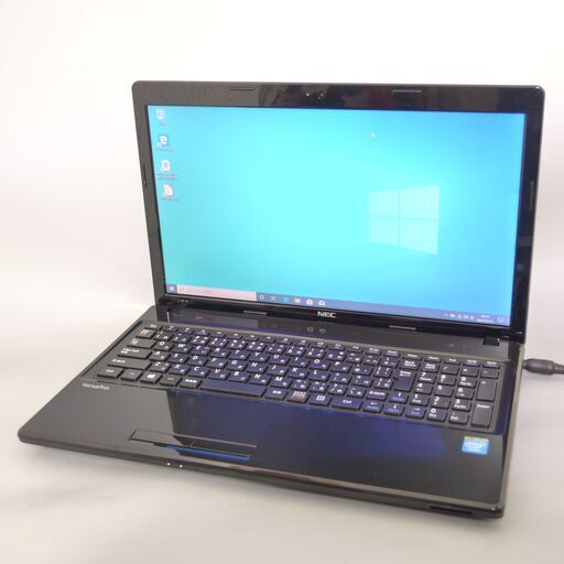 大容量HDD-640GB Wi-Fi有 ノートパソコン 15.6型 NEC VJ19EF-H 中古美品 Celeron 4GB DVDマルチ 無線LAN webカメラ Windows10 Office