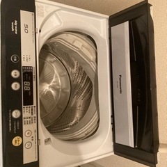 【美品】1000円 Panasonic 一人暮らし用5.0kg洗濯機