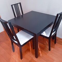 【お取引先決定】IKEAダイニングテーブル&チェア2脚or3脚　...