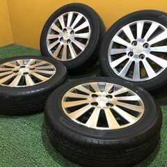 軽自動車など　スバル純正　ENKEI製ホイール　ヨコハマ　エコス ES31　タイヤ 155/65R14　4穴 PCD100　4本セット　No.718