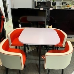 ダイニングテーブル　椅子4脚セット