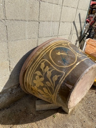 常滑焼 水鉢 特大 値下げしました❗️