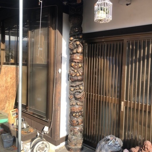 レトロ　トーテムポール　オブジェ　置物