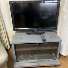 【ネット決済・配送可】終了しました　テレビ　テレビ台付き