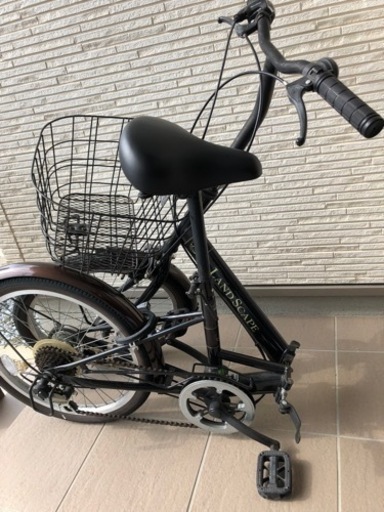 Dd【エコプラス小倉南店】キャプテンスタッグ 折りたたみ自転車 紫 20