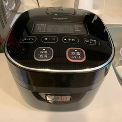 シャープ　SHARP 3合炊き炊飯器　2017年製 KS-C5K-B