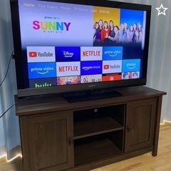 SONY ☆ブラビア LED液晶テレビ46インチ☆ 海外版 TV台set