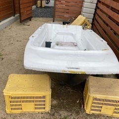 『決まりました』YAMAHA2馬力エンジン　RYOBIボートエース生簀付き