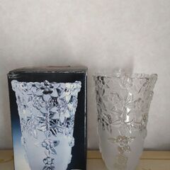 ドイツ製 花瓶  ガラス 