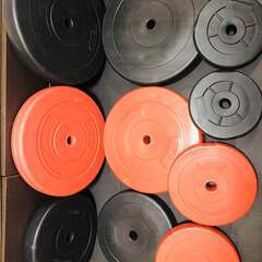 バーベルラック・ポリエチレンコートプレート・28mm径バーベル・ゴムマット