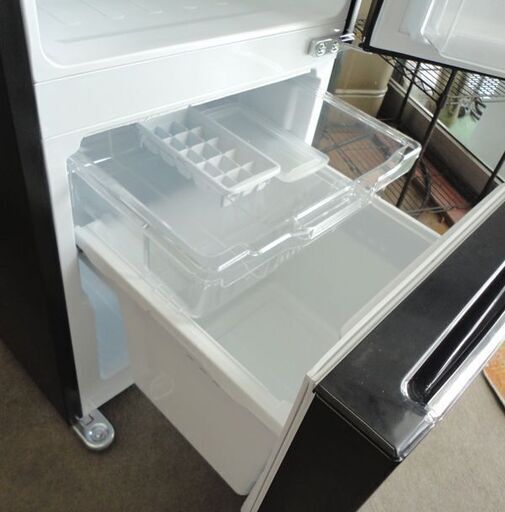 札幌白石区 150L 2019年製 2ドア冷蔵庫 ハイセンス HR-D15CB 黒