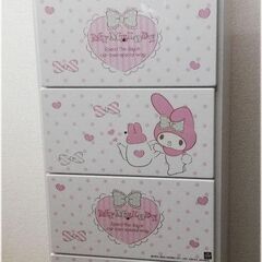 未使用 マイメロディ マイメロ 6段チェスト サンリオ ベビー