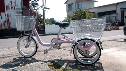 大人用三輪車 ブリヂストンワゴン（後二輪式） シニアサイクル
