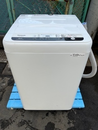 美品 2018年製 Panasonic パナソニック 5.0kg 全自動洗濯機 big wave wash 【NA-F50B11C】ビックフィルター 槽洗浄 槽カビ予防 毛布 説明書付