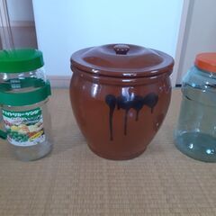漬物容器(陶器)、ガラス瓶
