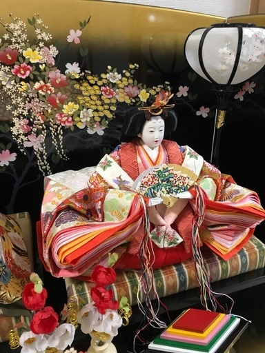 3段雛飾り 雛人形 おひなさま