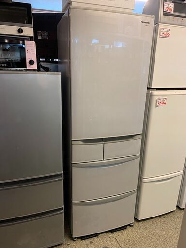 お待ち帰りお値引き！！【実店舗販売中　中古　パナソニック　Panasonic　426L　5ドア冷蔵庫　NR-ETR436-H　2012年製】