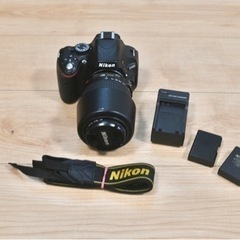 【ネット決済・配送可】Nikon D5100 55-200mmズ...