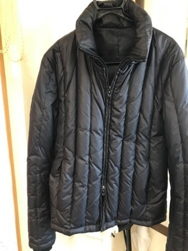▲シェラック/ダウンパーカー/ほとんど新品/48/かなり黒に近いダークブルー