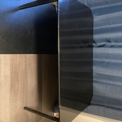 机　折り畳み式　ローテーブル　黒