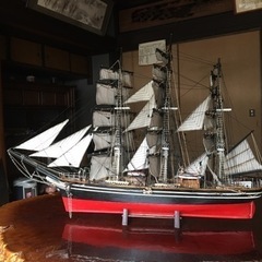 【ネット決済】帆船の模型　船大工　値下げしました
