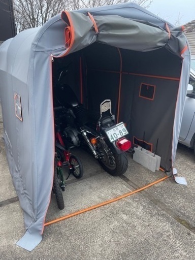 ありがとうございました。ストレージ　バイク　ガレージ　（Lサイズ）  DCC330L ドッペルギャンガー　DOPPELGANGER 車庫　バイク
