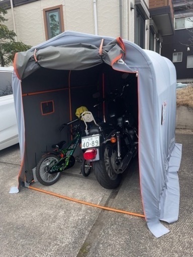 ありがとうございました。ストレージ　バイク　ガレージ　（Lサイズ）  DCC330L ドッペルギャンガー　DOPPELGANGER 車庫　バイク