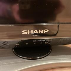 【分波器(2.6ギガ）と　テレビ Sharp LC-26E7のセット】